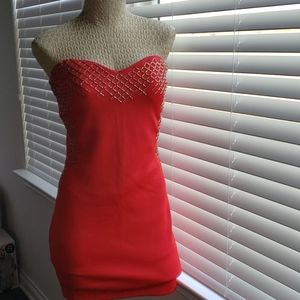 Size m. Wow culture red dress. Nwot